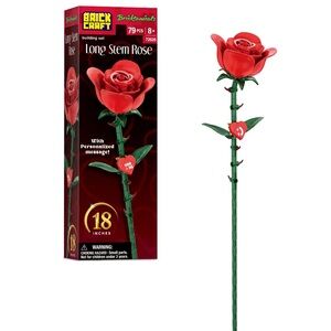 Rose 79-Piece Set Valentine's Day Building Set